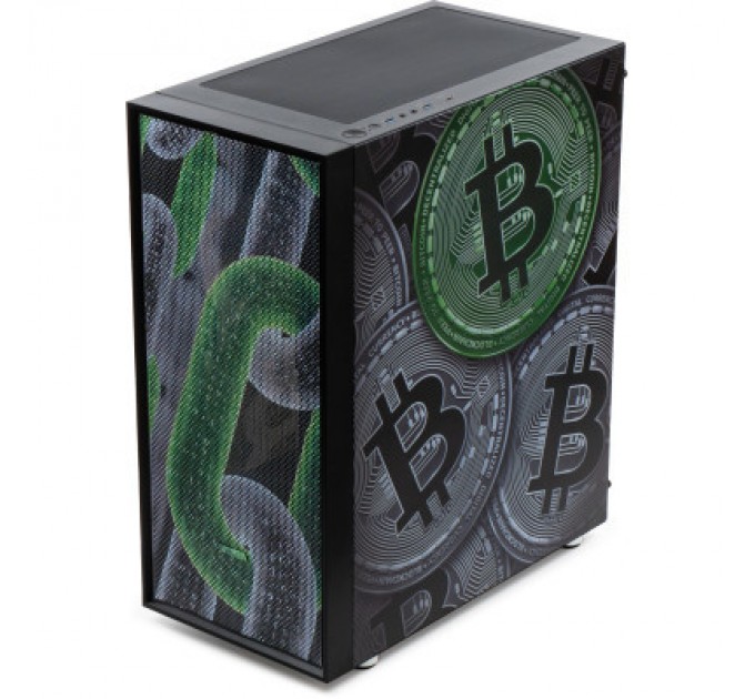 Vinga Корпус Vinga Pillar Black Bitcoin (01230011783)