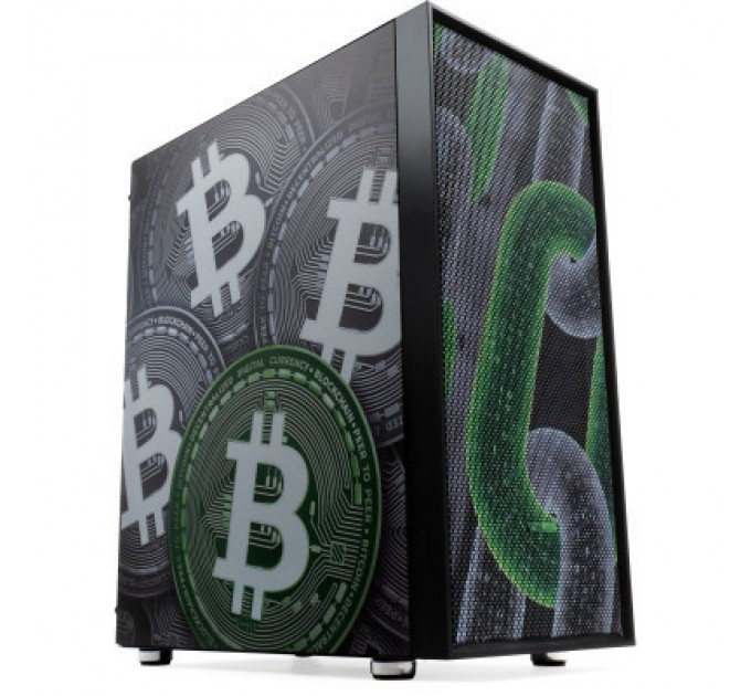 Vinga Корпус Vinga Pillar Black Bitcoin (01230011783)