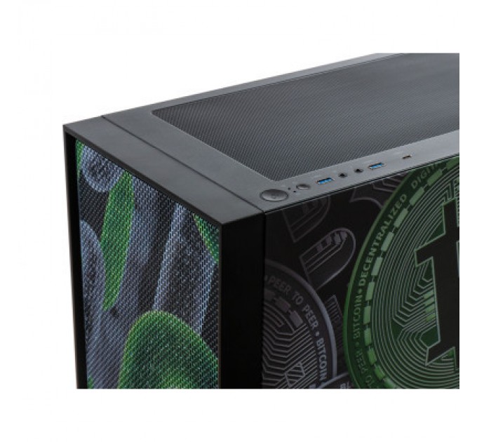 Vinga Корпус Vinga Pillar Black Bitcoin (01230011783)