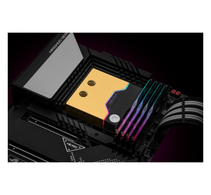 Ekwb Водоблок Ekwb EK-Quantum Velocity D-RGB - 1700 Nickel + Gold (3831109895351)