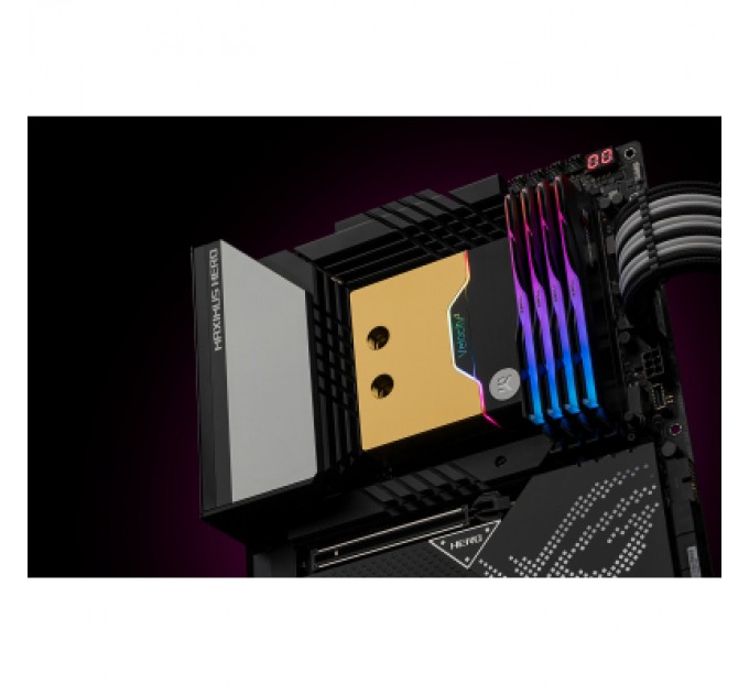 Ekwb Водоблок Ekwb EK-Quantum Velocity D-RGB - 1700 Nickel + Gold (3831109895351)