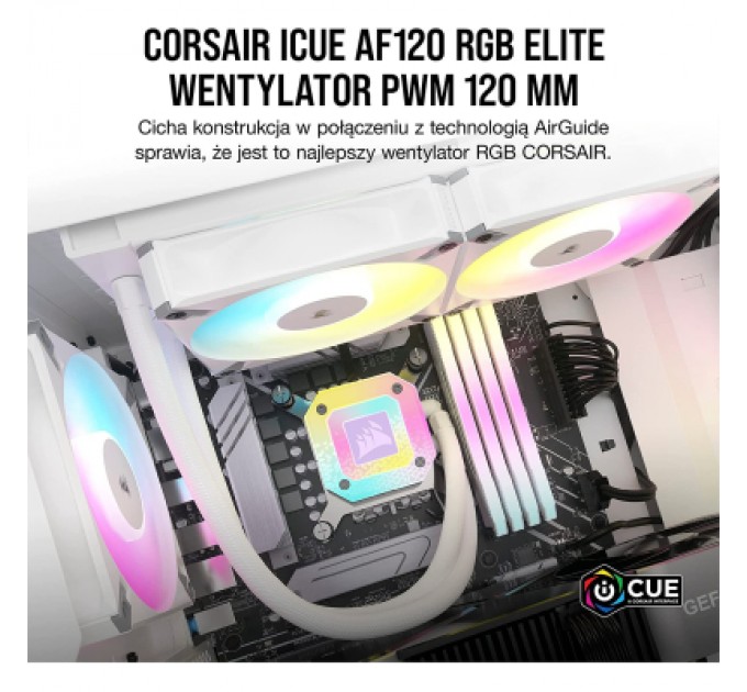 Corsair Кулер до корпусу Corsair AF120 RGB Elite White Triple Pack (CO-9050158-WW)