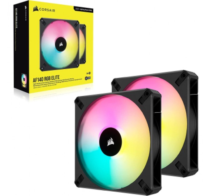 Corsair Кулер до корпусу Corsair AF140 RGB Elite Dual Pack (CO-9050156-WW)