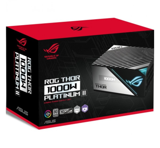 ASUS Блок живлення ASUS 1000W ROG THOR 80+ Platinum (90YE00L4-B0NA00)