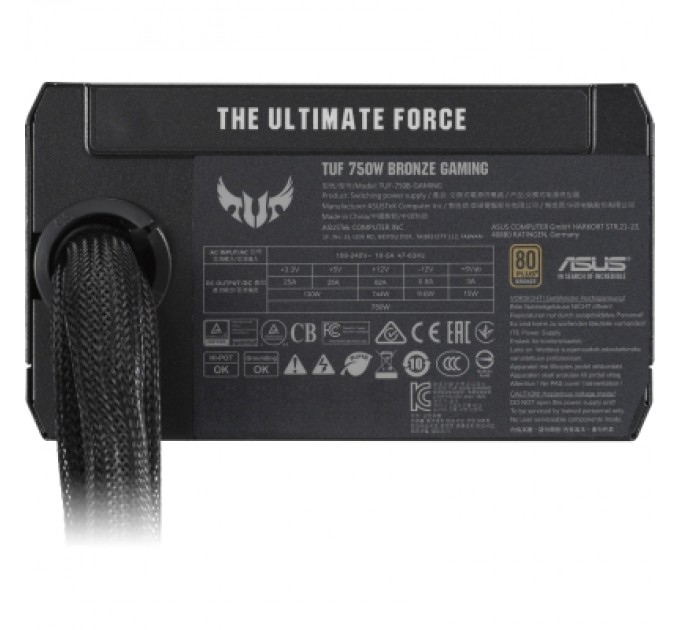 ASUS Блок живлення ASUS 750W TUF 80+ Bronze (90YE00D0-B0NA00)