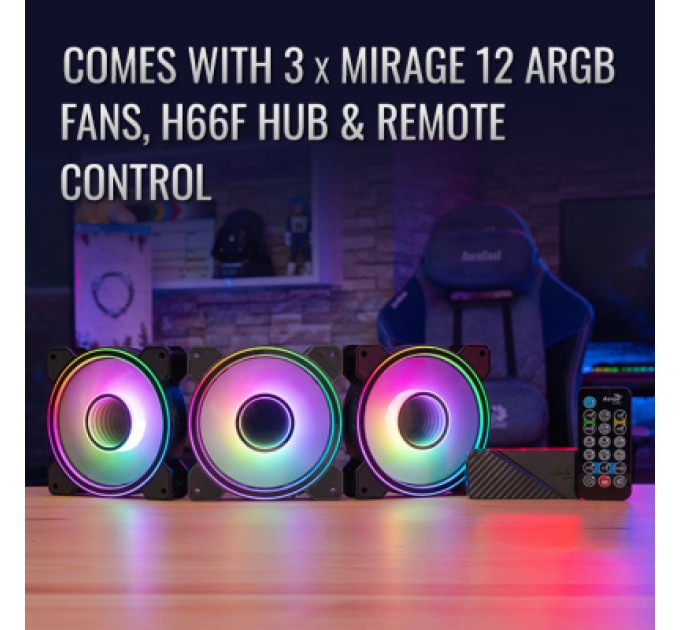 AeroCool Кулер до корпусу AeroCool Mirage 12 ARGB Pro (ACF3-MR10227.11)