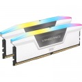 Corsair Модуль пам'яті для комп'ютера DDR5 32GB (2x16GB) 6000 MHz Vengeance RGB White Corsair (CMH32GX5M2B6000C40W)
