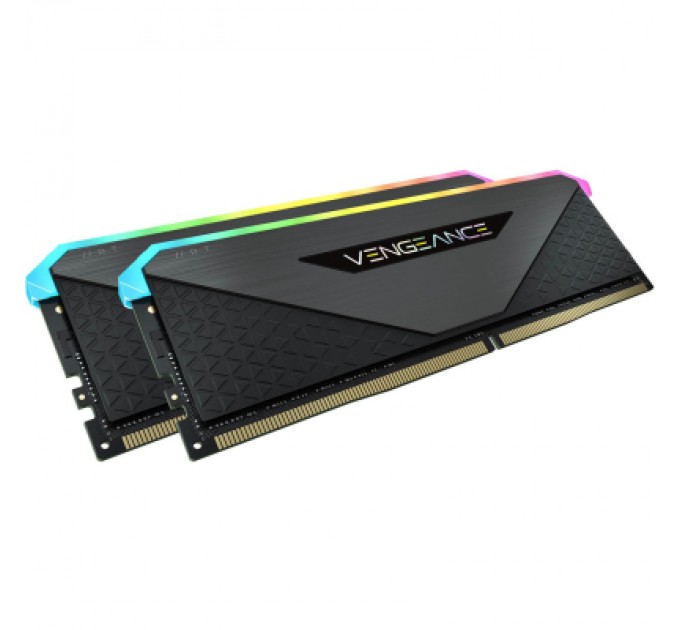 Corsair Модуль пам'яті для комп'ютера DDR4 16GB (2x8GB) 3600 MHz Vengeance RGB Pro RT Black Corsair (CMN16GX4M2Z3600C16)