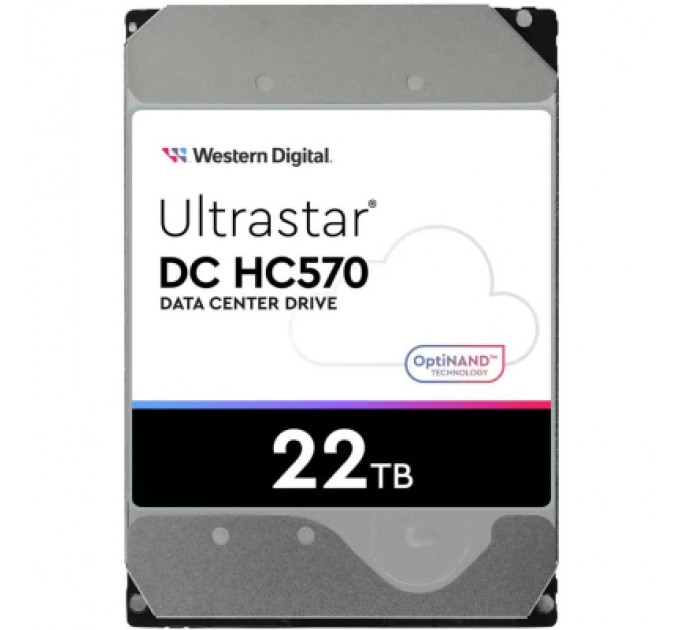 WD Жорсткий диск 3.5" 22TB WD (WUH722222ALE6L4)