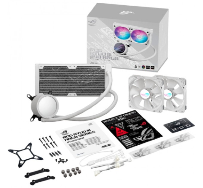 ASUS Система рідинного охолодження ASUS ROG-RYUO-III-240-ARGB-WHT (90RC00J2-M0UAY0)