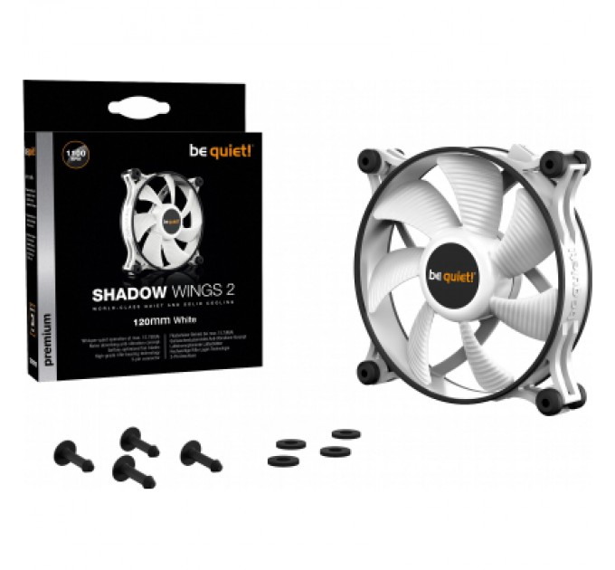 Be quiet! Кулер до корпусу Be quiet! SHADOW WINGS 2 White (BL088)