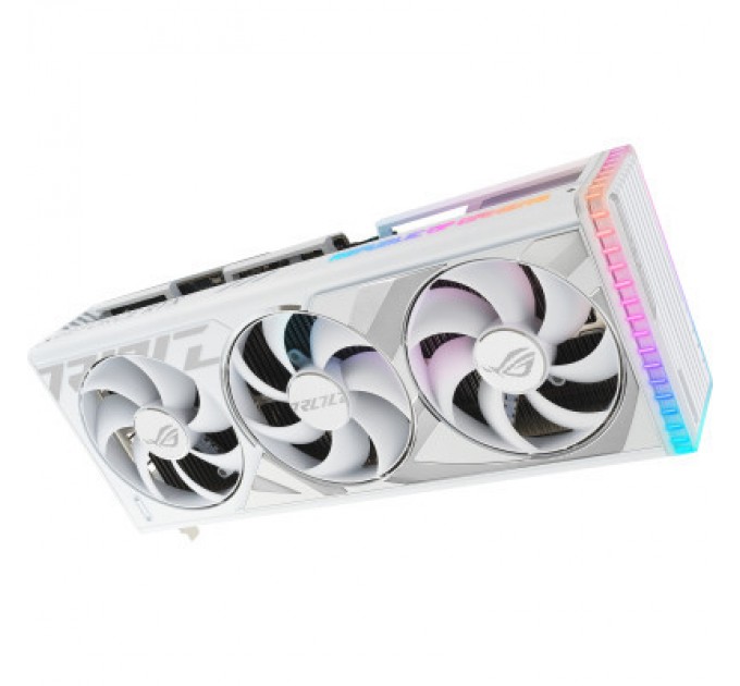ASUS Відеокарта ASUS GeForce RTX4090 24GB ROG STRIX WHITE OC (ROG-STRIX-RTX4090-O24G-WHITE)