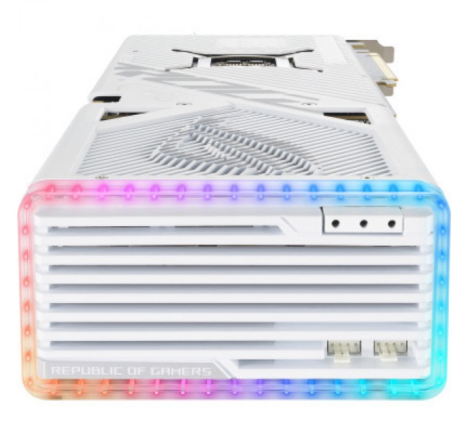 ASUS Відеокарта ASUS GeForce RTX4090 24GB ROG STRIX WHITE OC (ROG-STRIX-RTX4090-O24G-WHITE)