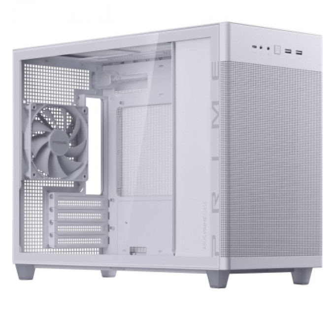 ASUS Корпус ASUS Prime AP201 White Tempered Glass (90DC00G3-B39010)