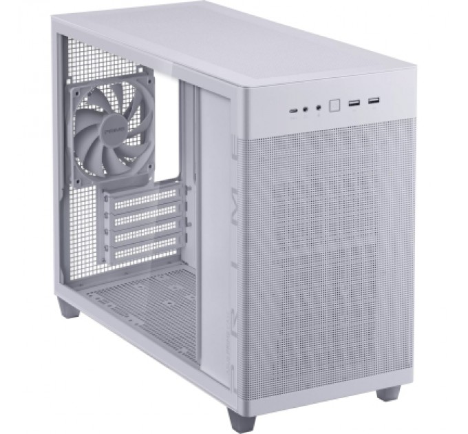 ASUS Корпус ASUS Prime AP201 White Tempered Glass (90DC00G3-B39010)