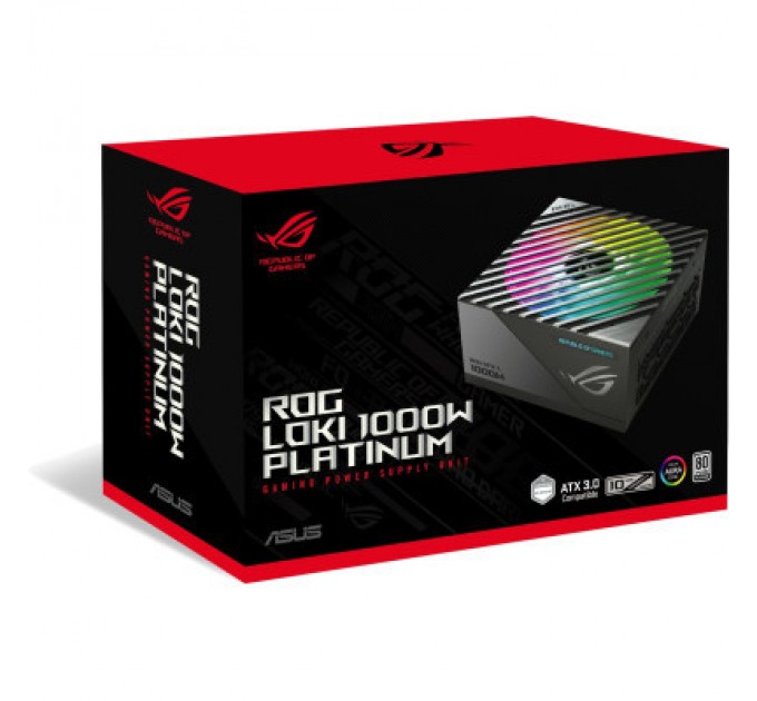 ASUS Блок живлення ASUS 1000W ROG-LOKI-1000P-SFX-L-GAMING PCIE5 Platinum (90YE00N1-B0NA00)