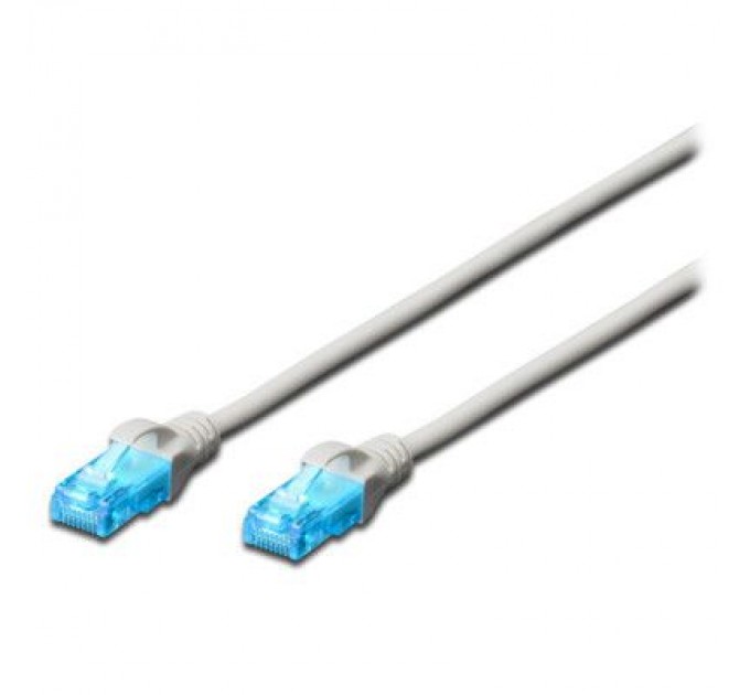Digitus Патч-корд 3м, UTP, cat.5e, AWG 26/7, CCA, PVC, grey Digitus (DK-1512-030)