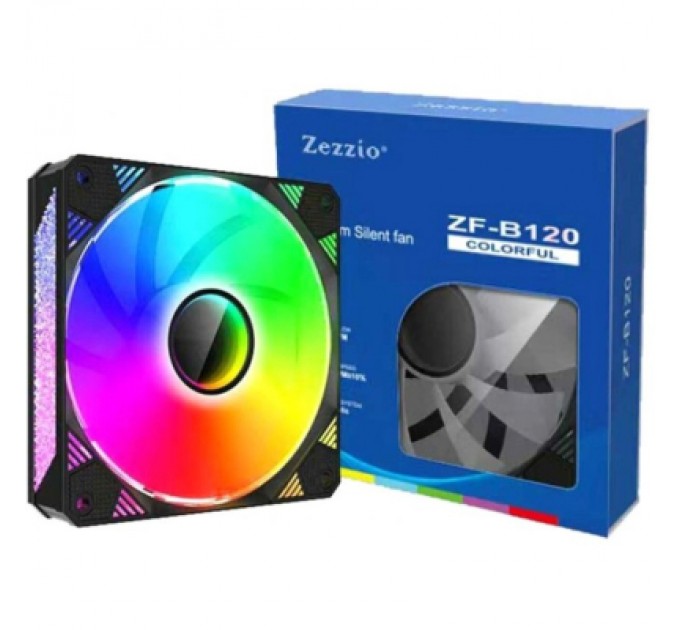 Zezzio Кулер до корпусу Zezzio ZF-B120 COLORFUL