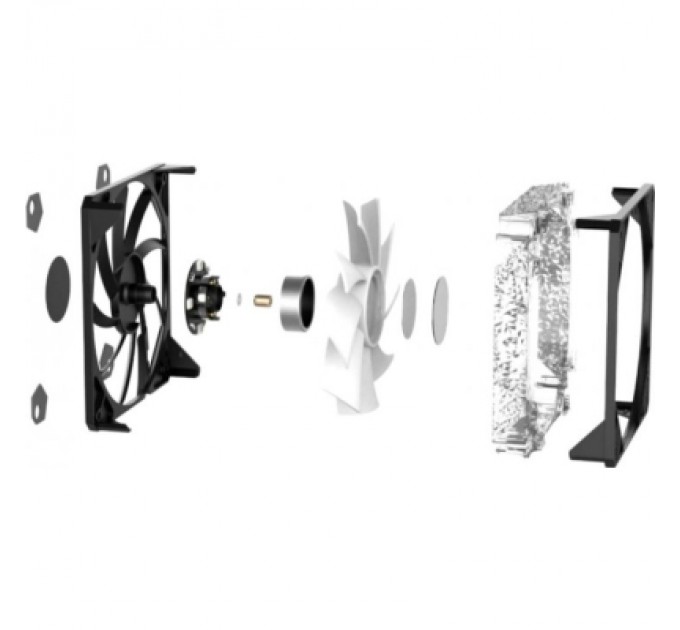 Zezzio Кулер до корпусу Zezzio ZF-B120 COLORFUL