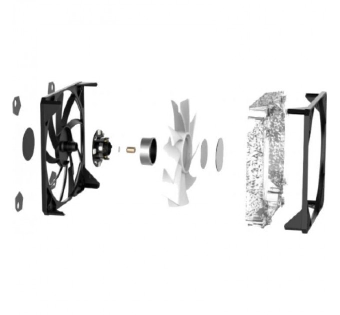 Zezzio Кулер до корпусу Zezzio ZF-B120 ARGB