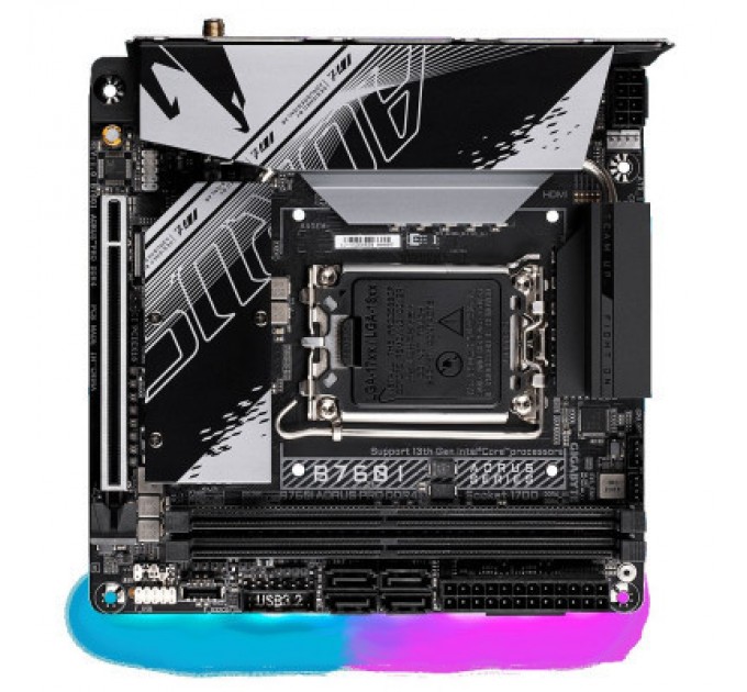 GIGABYTE Материнська плата GIGABYTE B760I AORUS PRO DDR4
