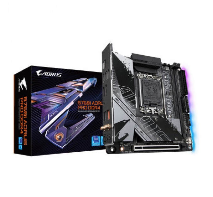 GIGABYTE Материнська плата GIGABYTE B760I AORUS PRO DDR4