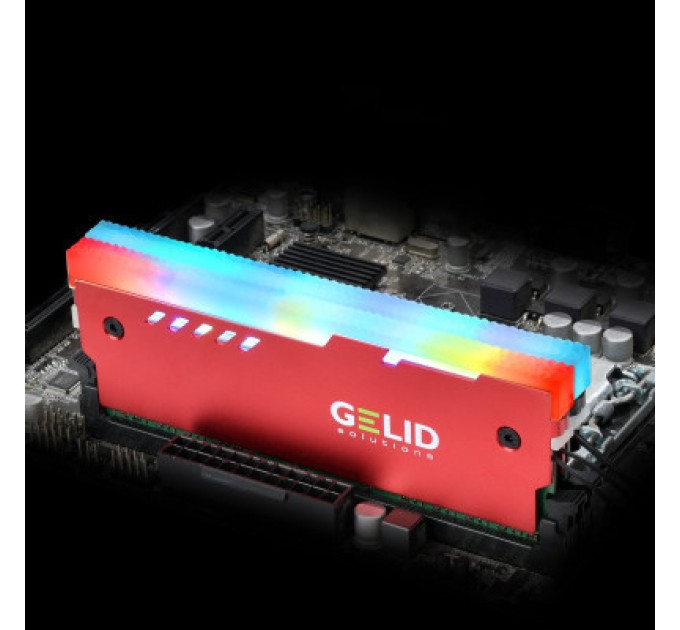 Gelid Solutions Охолодження для пам'яті Gelid Solutions Lumen RGB RAM Memory Cooling Red (GZ-RGB-02)