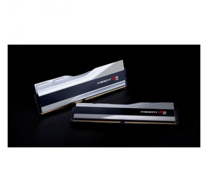 G.Skill Модуль пам'яті для комп'ютера DDR5 32GB (2x16GB) 6800 Trident Z5 RGB Silver G.Skill (F5-6800J3445G16GX2-TZ5RS)