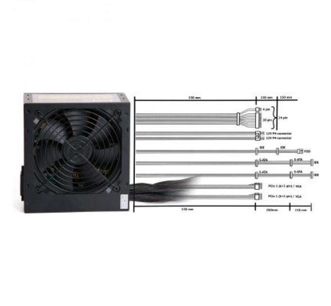 Vinga Блок живлення Vinga 550W (VPS-550PV2)