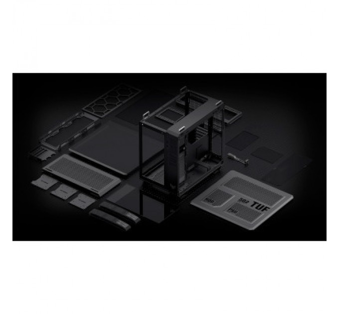 ASUS Корпус ASUS TUF Gaming GT502 Black (90DC0090-B09010)