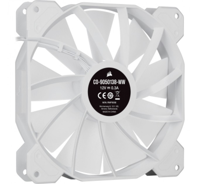Corsair Кулер до корпусу Corsair SP140 RGB ELITE White (CO-9050139-WW)