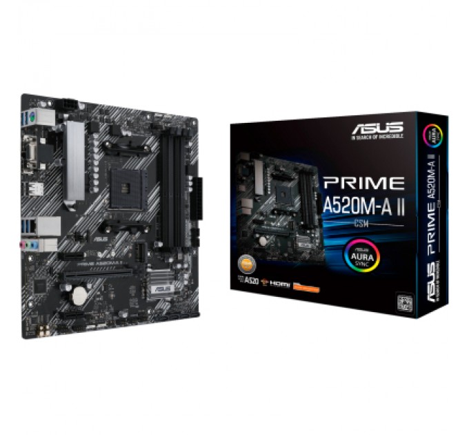ASUS Материнська плата ASUS PRIME A520M-A II/CSM