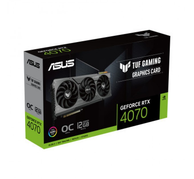 ASUS Відеокарта ASUS GeForce RTX4070 12Gb TUF OC GAMING (TUF-RTX4070-O12G-GAMING)