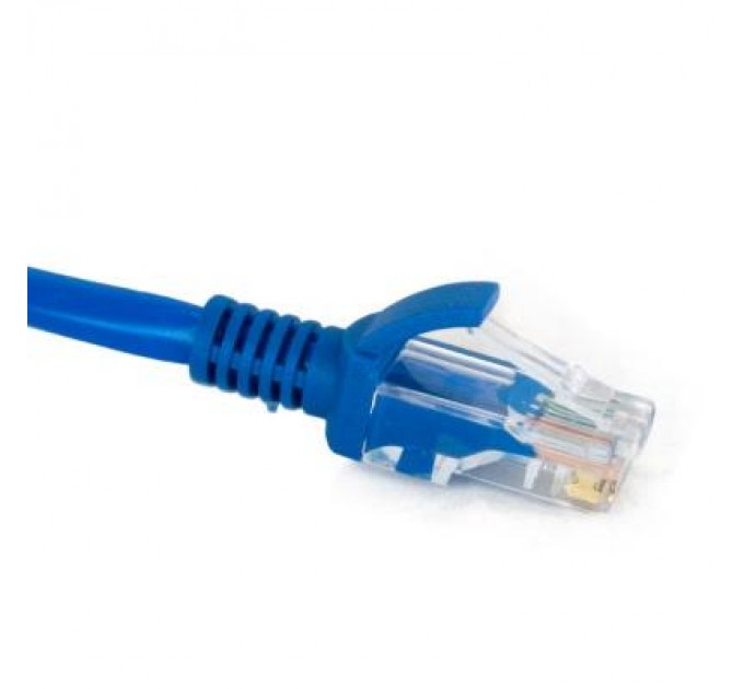 Extradigital Патч-корд 0.25м, UTP, cat.5e, CCA, blue Extradigital (KBP1764)