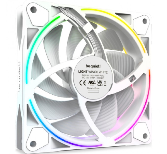 Be quiet! Кулер до корпусу Be quiet! Light Wings White 120mm PWM high-speed (BL101)