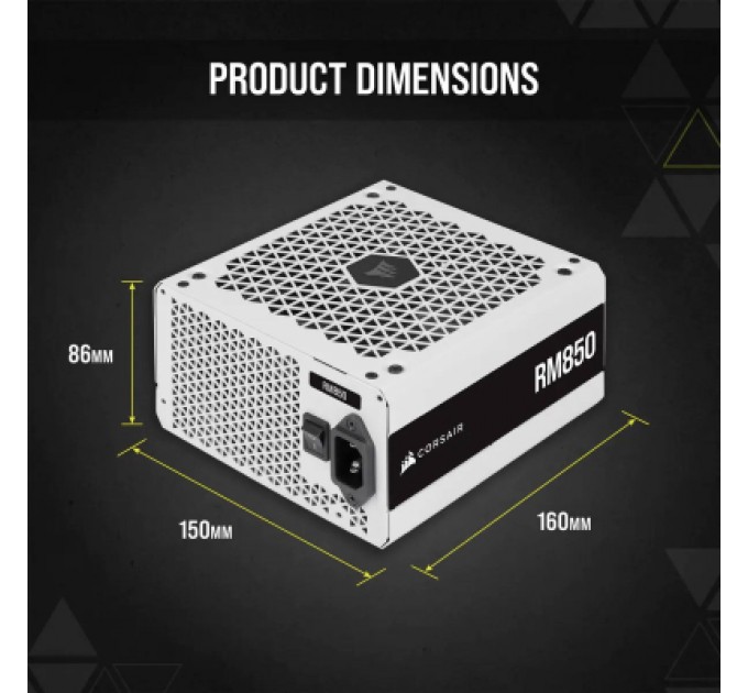 Corsair Блок живлення Corsair 850W RM850 White (CP-9020232-EU)