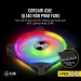 Corsair Кулер до корпусу Corsair QL Series, QL140 RGB, 140mm RGB LED Fan (CO-9050100-WW)