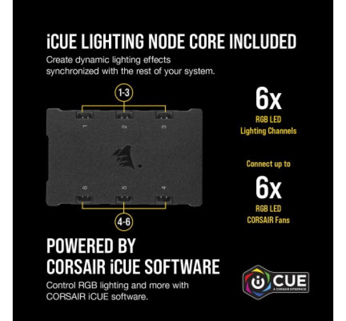Corsair Кулер до корпусу Corsair QL Series, QL140 RGB, 140mm RGB LED Fan (CO-9050100-WW)