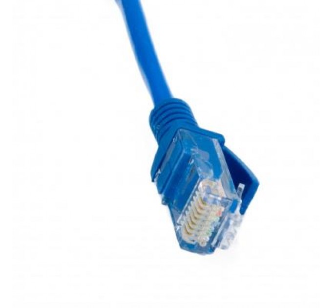 Extradigital Патч-корд 0.5м, UTP, cat.5e, CCA, blue Extradigital (KBP1765)