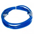 Extradigital Патч-корд 2.4м, UTP, cat.5e, CCA, blue Extradigital (KBP1768)
