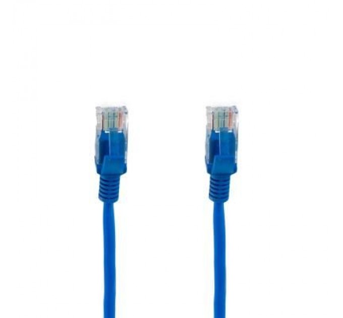 Extradigital Патч-корд 2.4м, UTP, cat.5e, CCA, blue Extradigital (KBP1768)