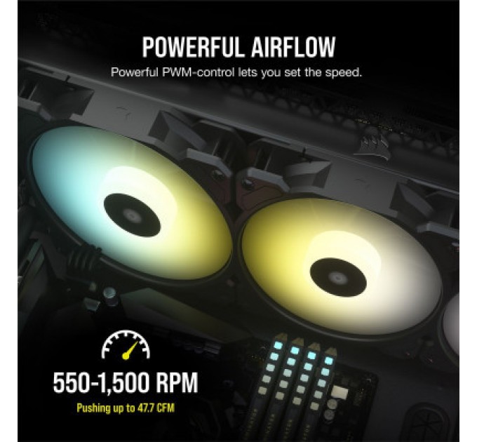 Corsair Кулер до корпусу Corsair SP120 RGB ELITE (CO-9050109-WW)