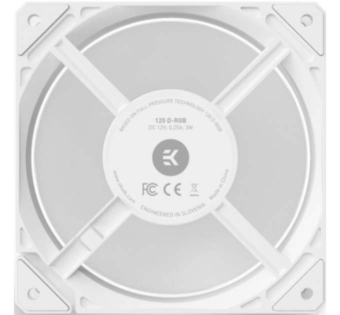 Ekwb Кулер до корпусу Ekwb EK-Loop Fan FPT 120 D-RGB - White (3831109898048)