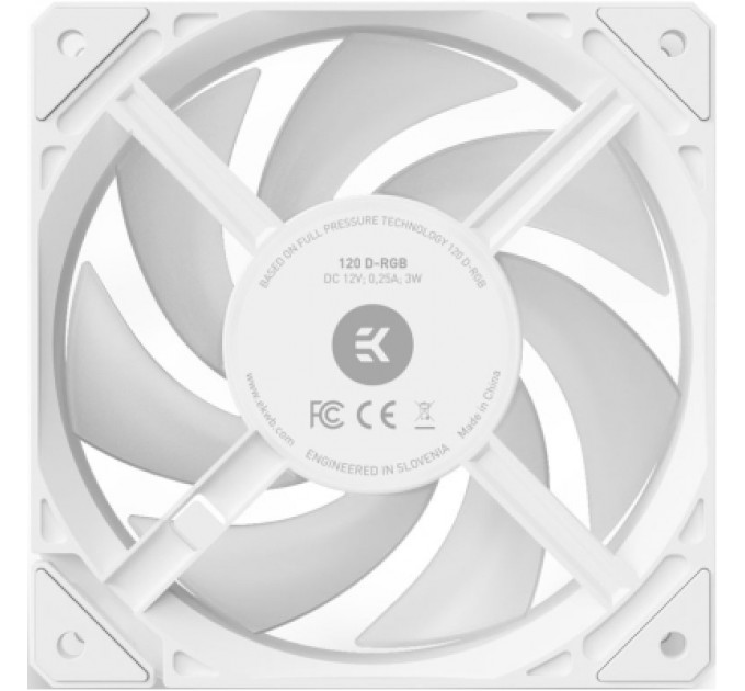 Ekwb Кулер до корпусу Ekwb EK-Loop Fan FPT 120 D-RGB - White (3831109898048)