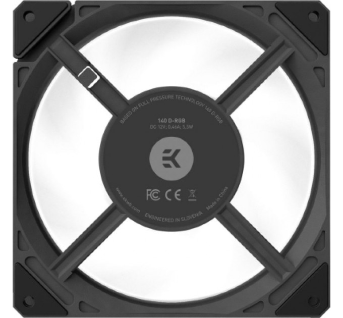 Ekwb Кулер до корпусу Ekwb EK-Loop Fan FPT 140 D-RGB - Black (3831109897621)