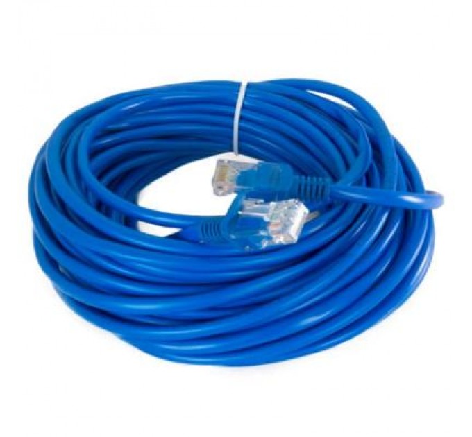 Extradigital Патч-корд 8м, UTP, cat.5e, CCA, blue Extradigital (KBP1770)