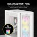 Corsair Корпус Corsair iCUE 5000D RGB AirFlow Tempered Glass White (CC-9011243-WW)
