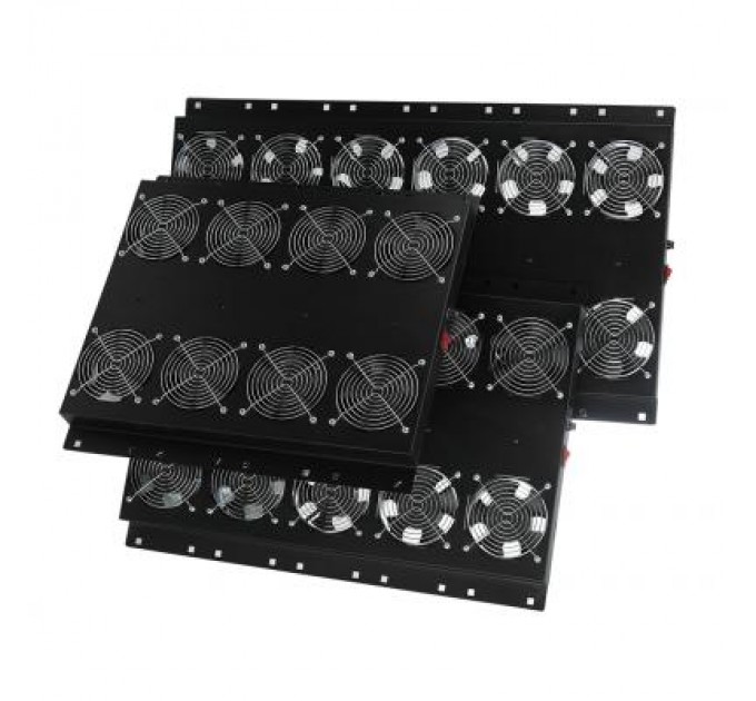 Mirsan Вентиляторний модуль 2 вент. with thermostat, RAL 9005 Mirsan (MR.FAN2WT.01)