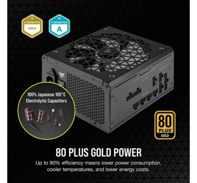 Corsair Блок живлення Corsair 750W RM750x Shift PCIE5 (CP-9020251-EU)