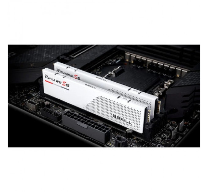 G.Skill Модуль пам'яті для комп'ютера DDR5 64GB (2x32GB) 6000 MHz Ripjaws S5 G.Skill (F5-6000J3040G32GX2-RS5W)